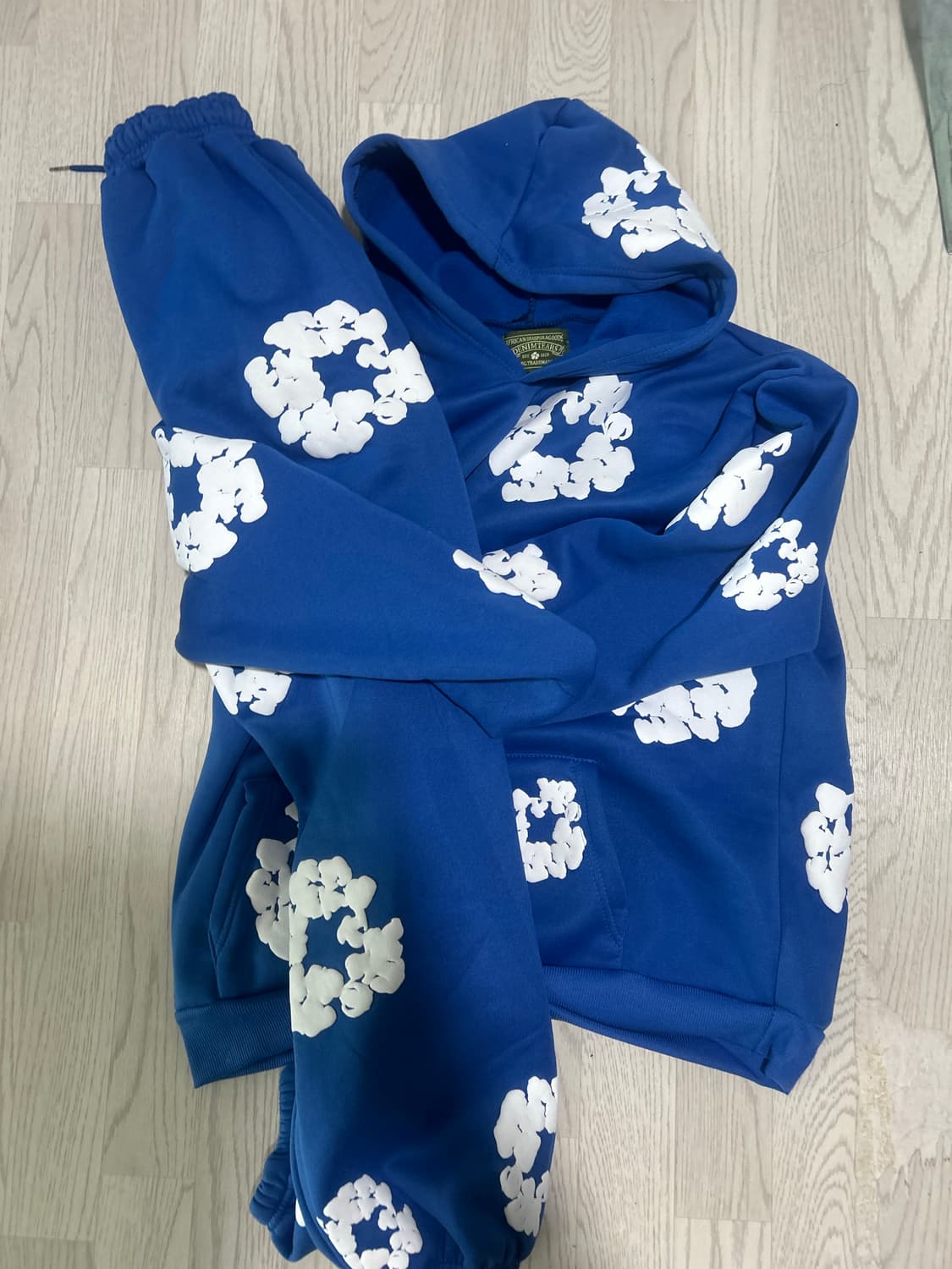 데님티어스 로얄블루 셋업 상품이미지1