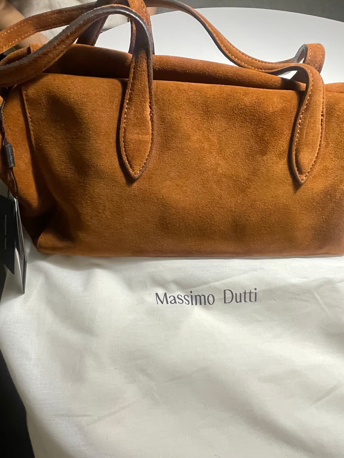 새상품🤎마시모두띠 가방 스웨이드 레더 웨스트 새치엘 백 새상품 상품이미지3