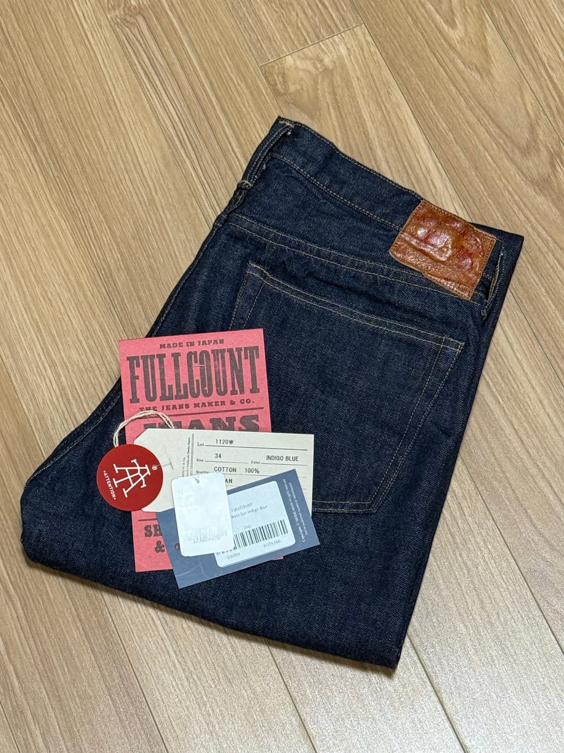 (1회착) 풀카운트 1120w (34/32) 부츠컷 상품이미지1