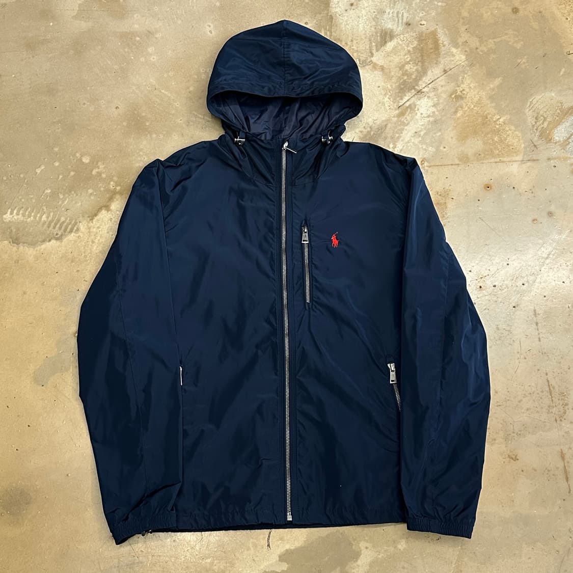 S 폴로랄프로렌 네이비 후드 바람막이 상품이미지2