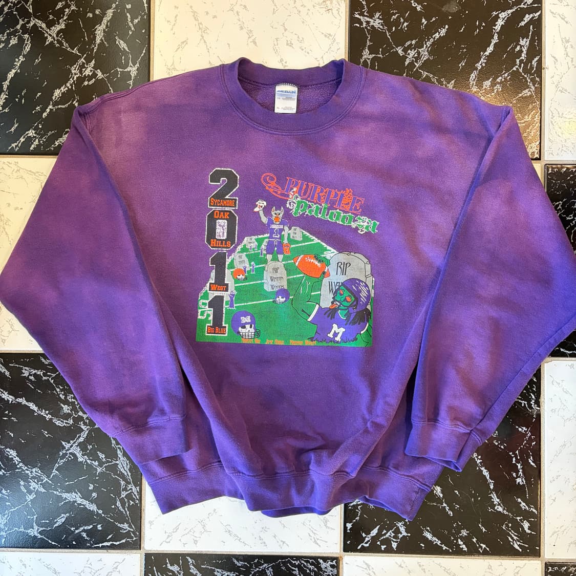 sun-fade vintage sweat 상품이미지3