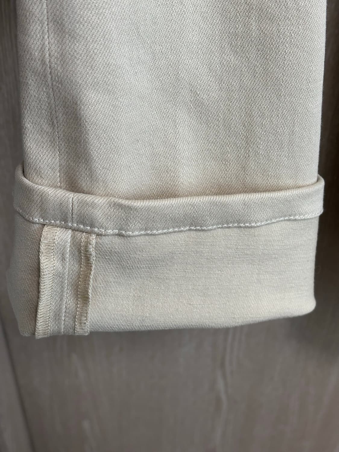 24SS)띠어리 애슬레틱핏 데님팬츠30"/아이보리샌드 상품이미지5