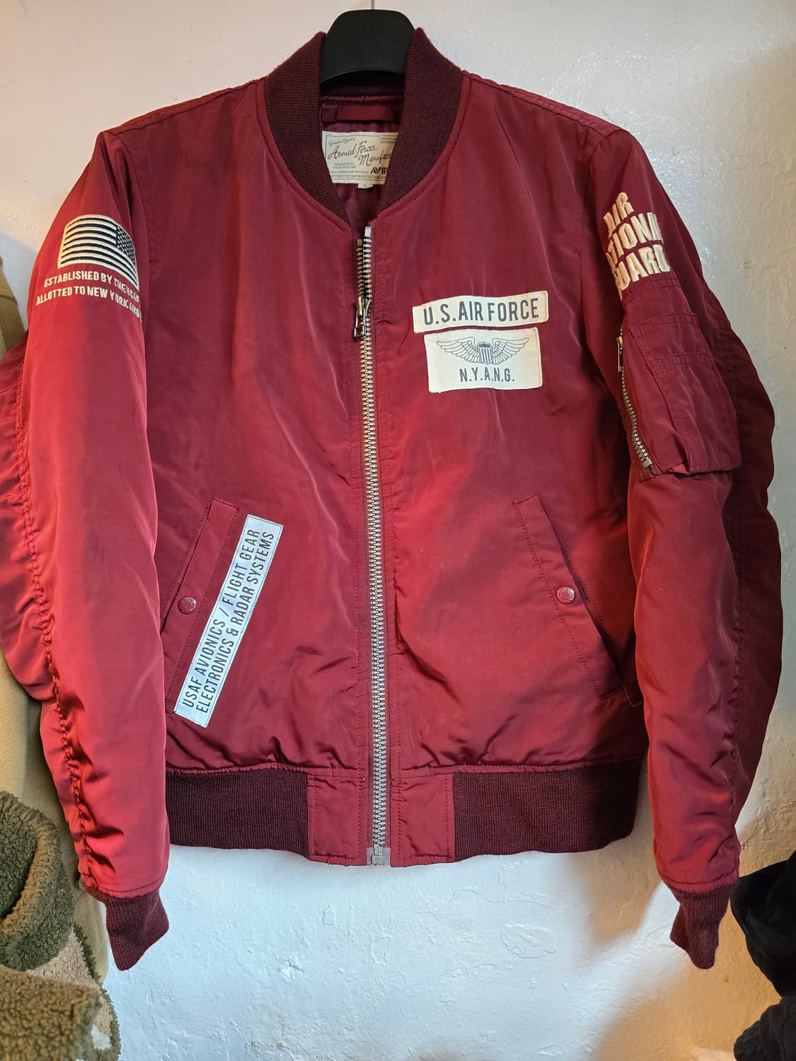 아비렉스 항공점퍼 상품이미지1