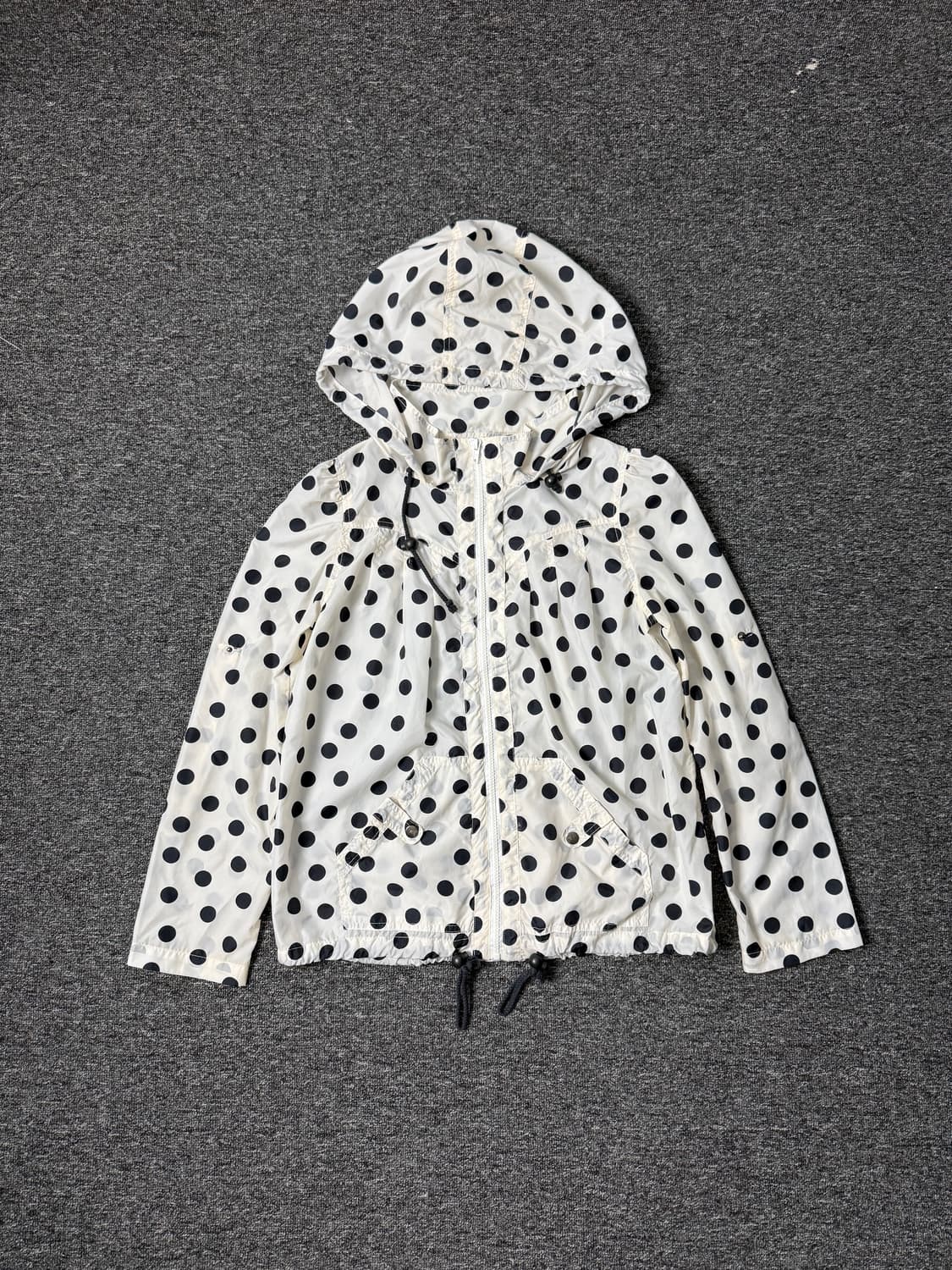 빈티지 도트 윈드브레이커 상품이미지1