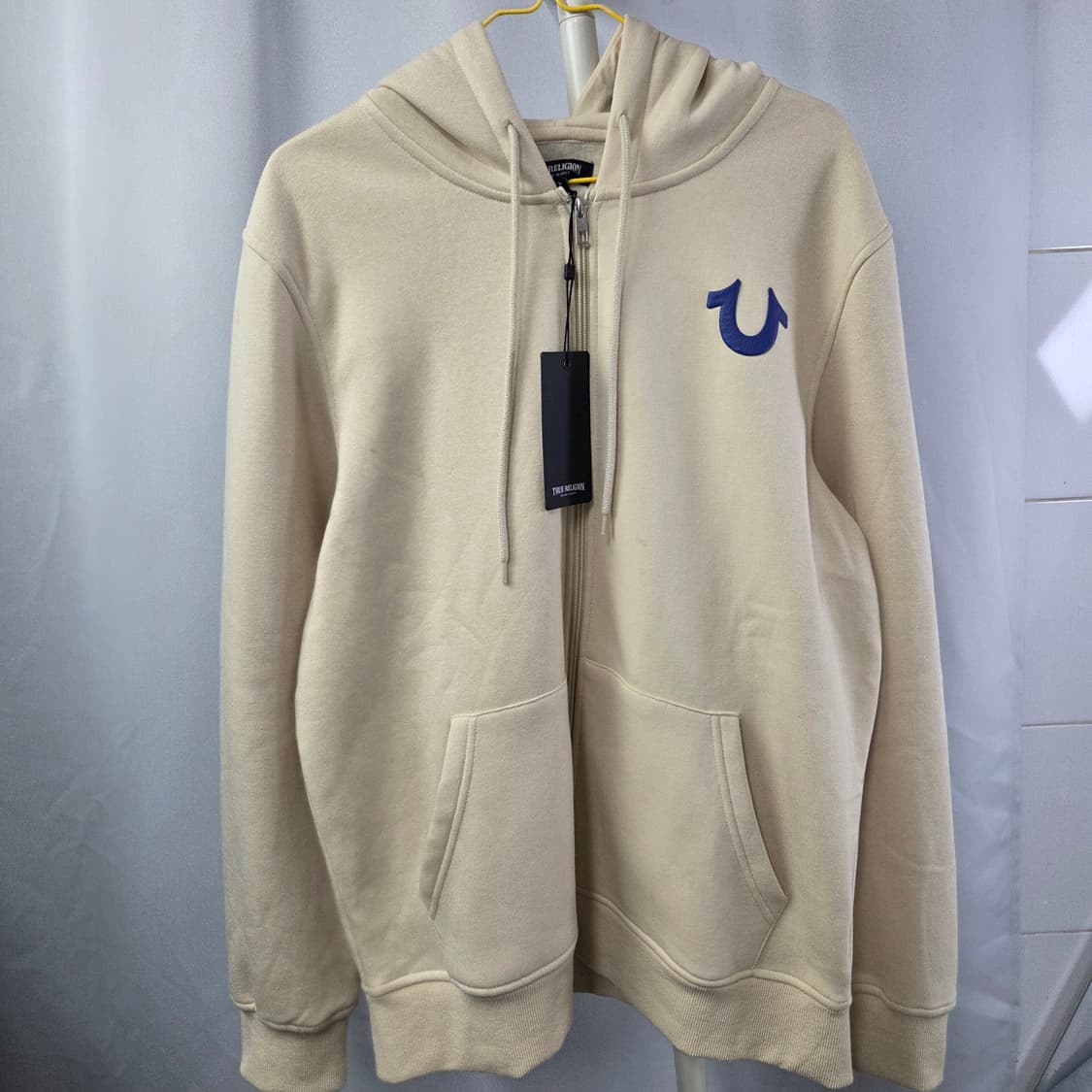 남77 트루릴리전 새상품 기모 후드 집업 상품이미지1