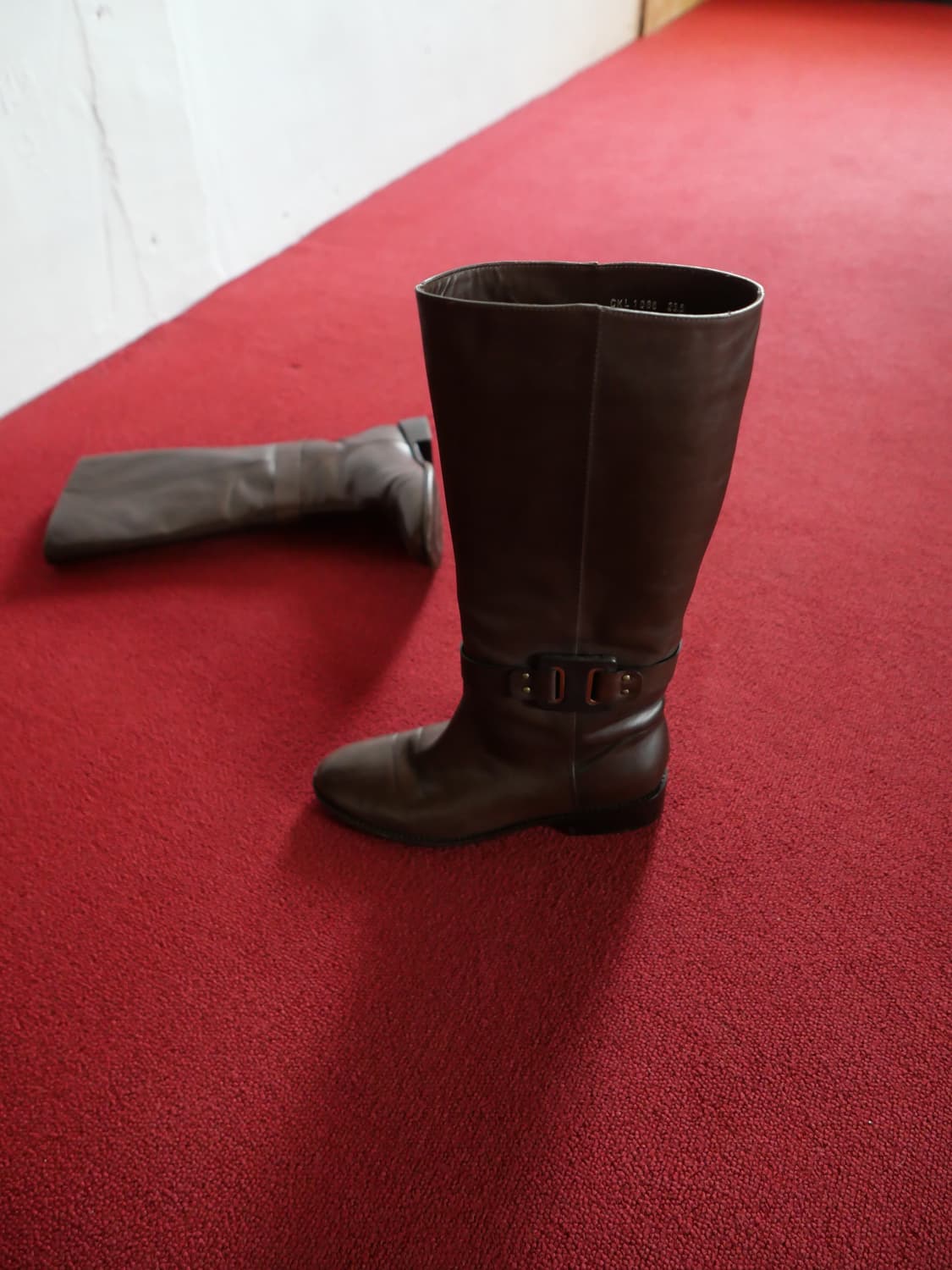 Calvin Klein 2000s Brown Leather Boots 상품이미지1
