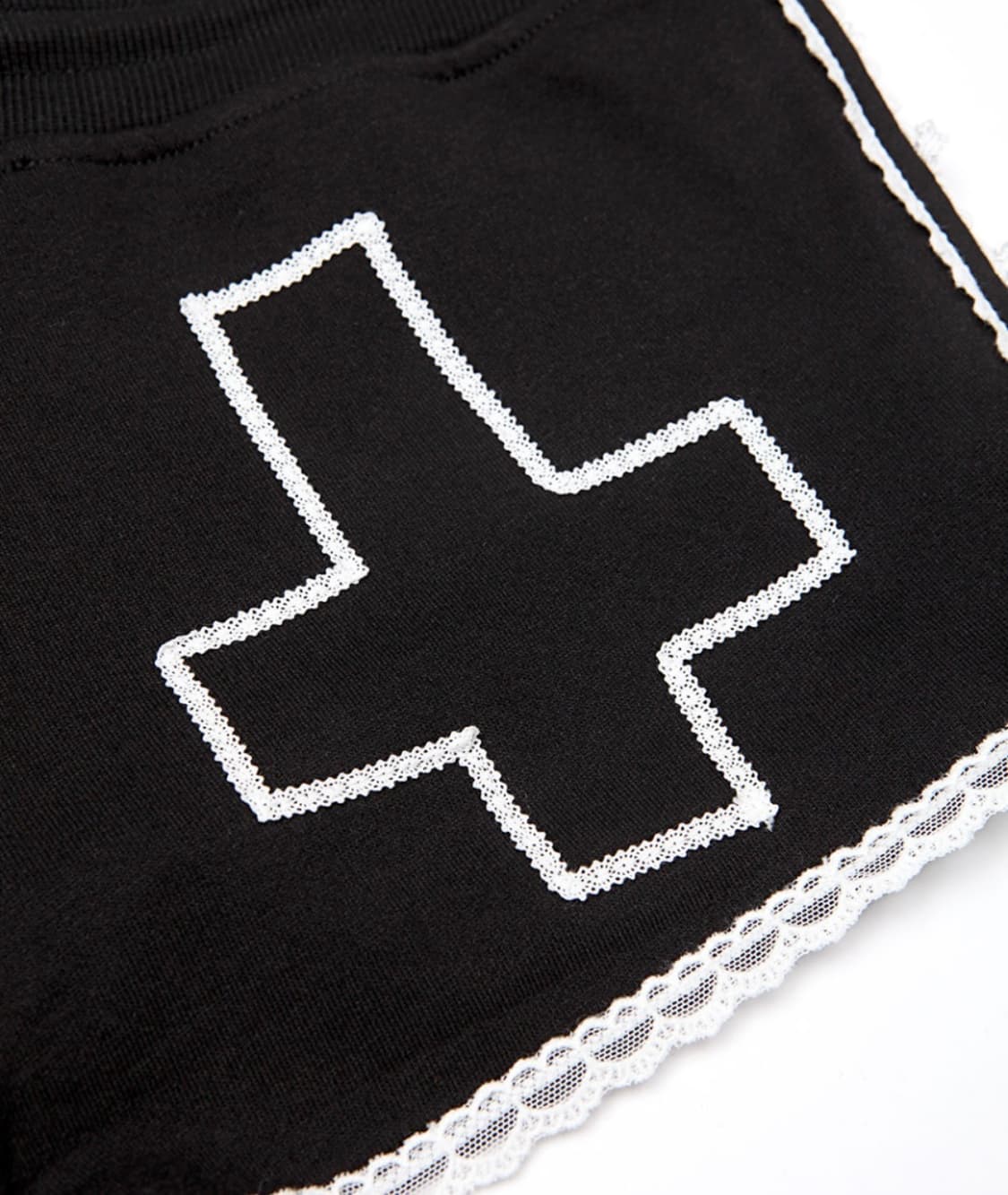 [새상품] 스키즘인듀싱 반바지 LACE SHORTS BLACK 상품이미지7