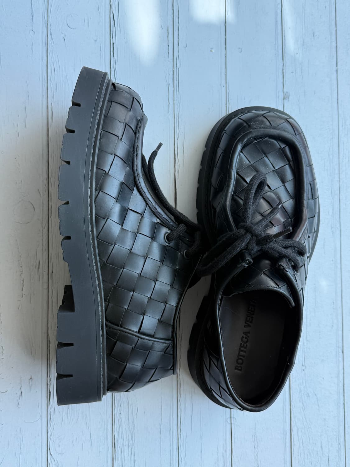 보테가 베네타  헤드독 레이스업 슈즈 EU40 거의 새제품 상품이미지4