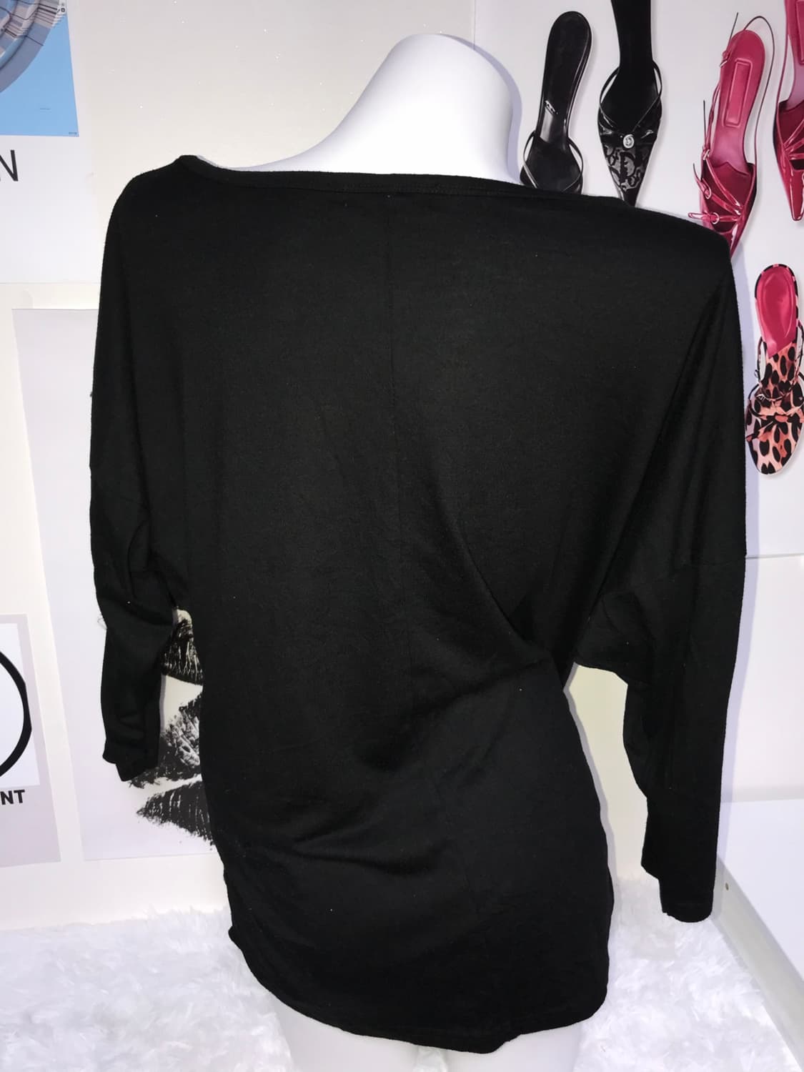 black printing long sleeve 상품이미지3