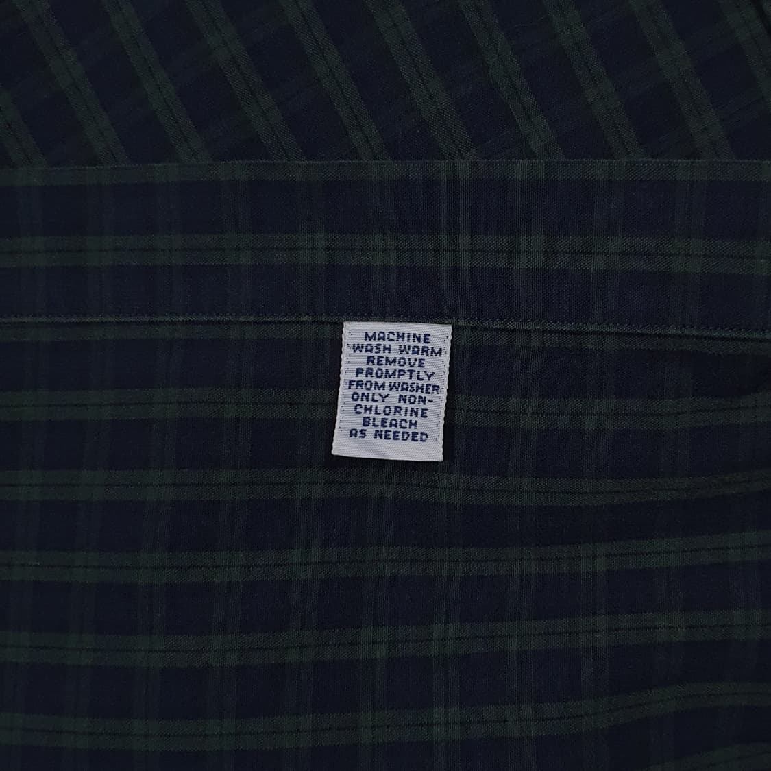 폴로 랄프로렌 90s 야머스 블랙와치 타탄체크 버튼다운 셔츠 남방 3XL 상품이미지6
