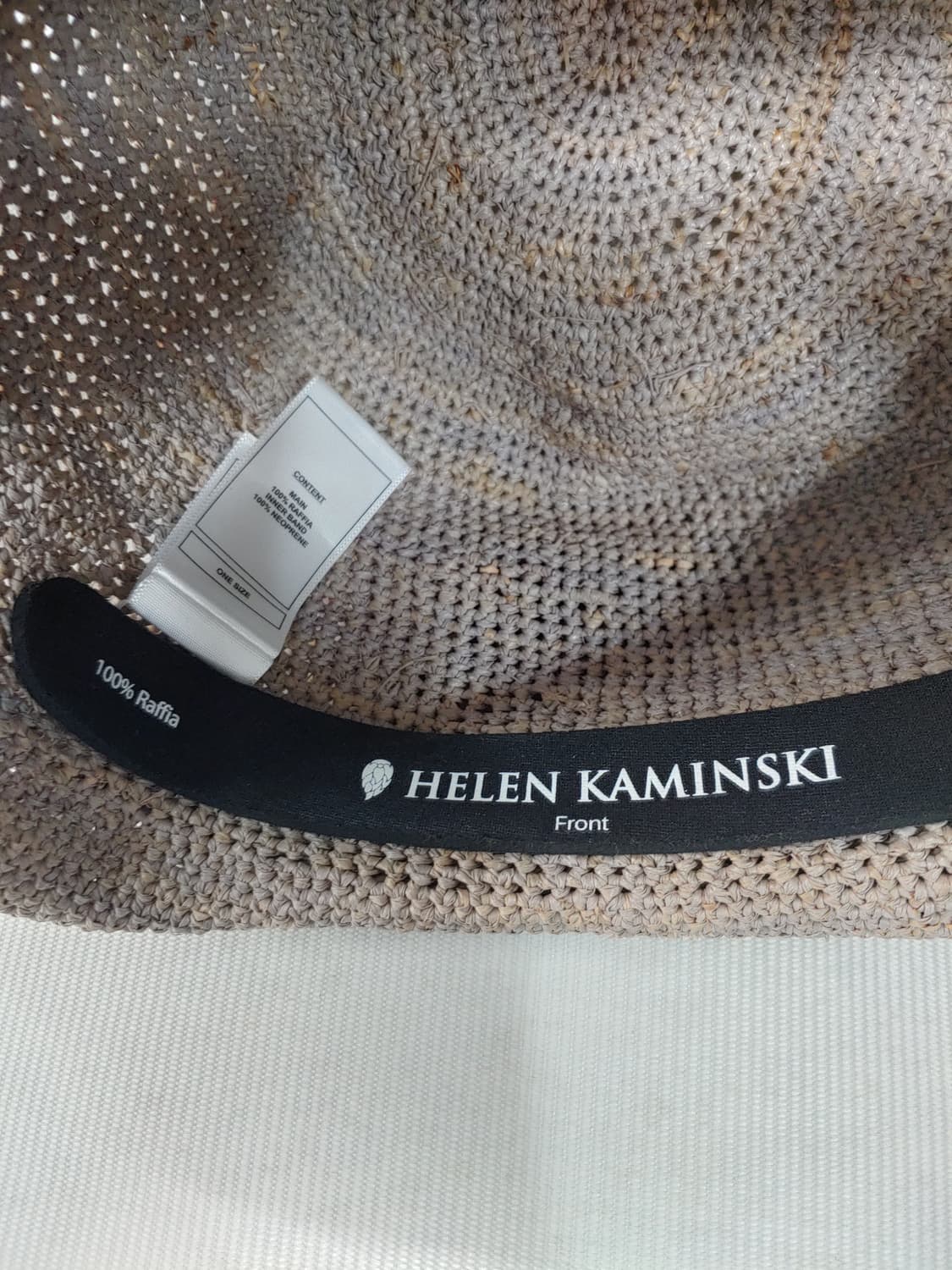 헬렌카민스키 라피아 버킷햇  모자 상품이미지5