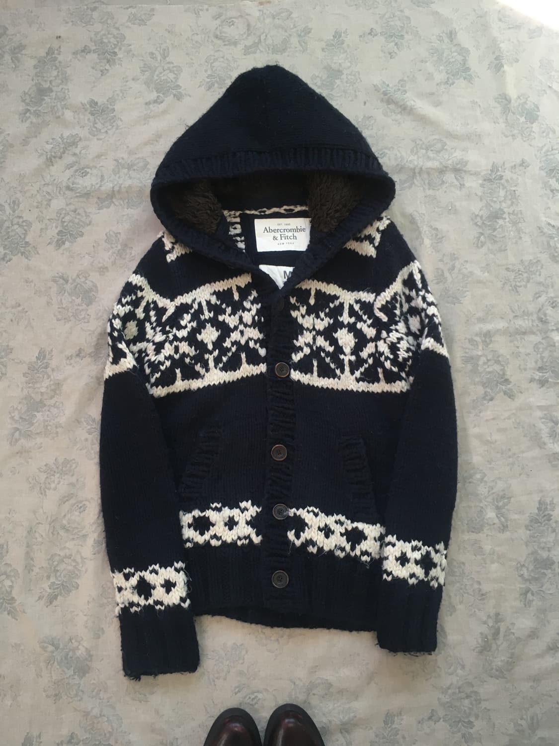 아베크롬비 해비울 코위찬 노르딕 후드 가디건 상품이미지6