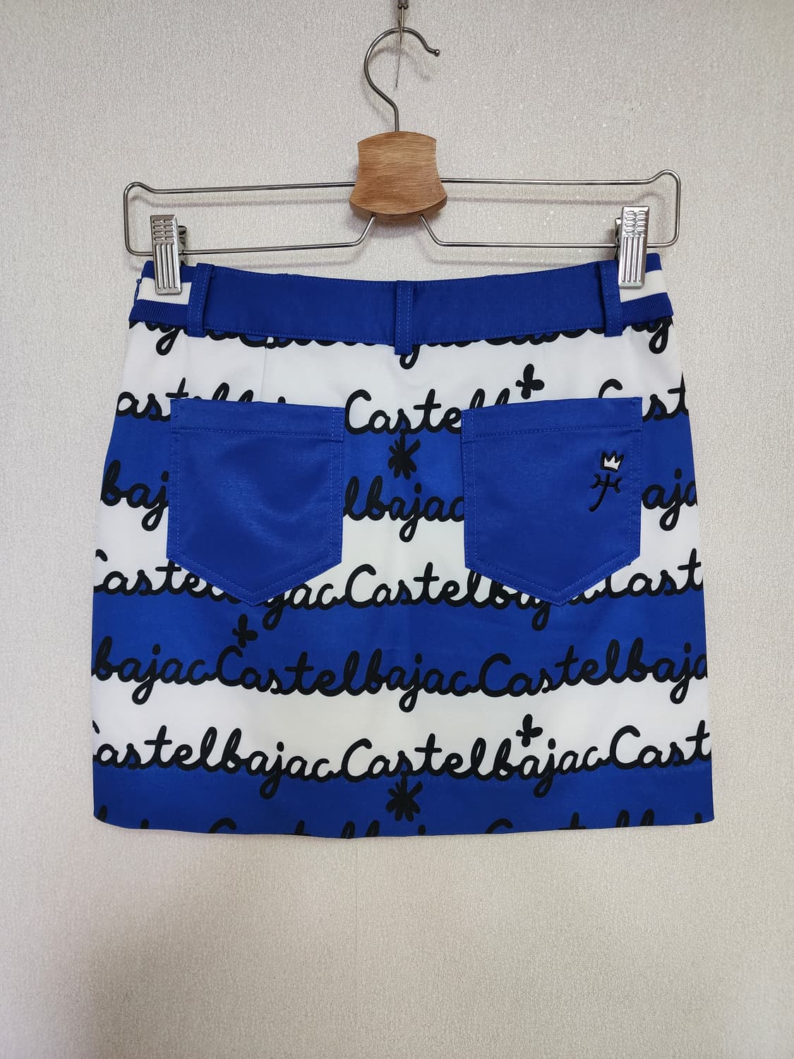 카스텔 바작 블루 화이트 스커트 상품이미지2