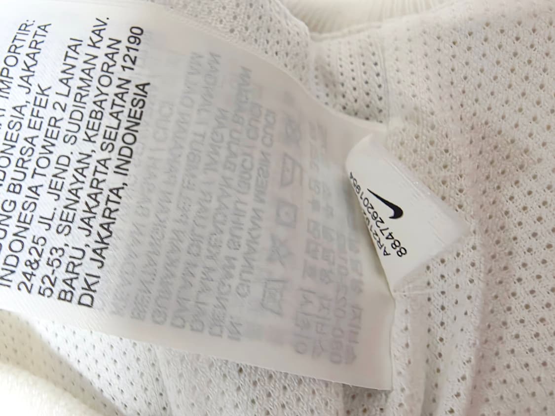 [나이키] Y2K 무드 화이트 그레이 배색 윈드러너 후드 바람막이 95  상품이미지5