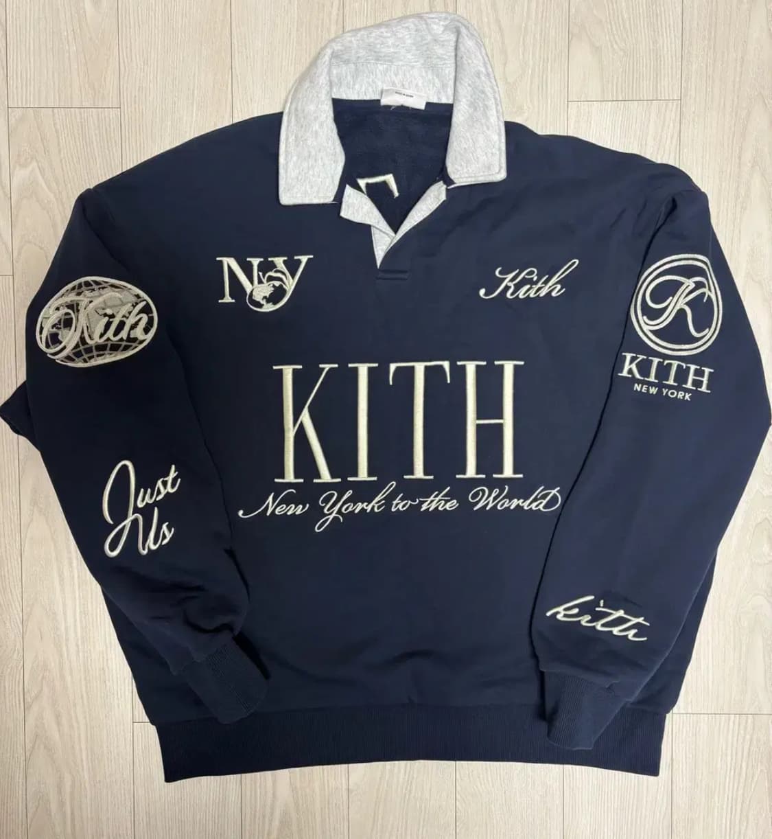 [ L ] Kith Nelson Collared Pullover 상품이미지1