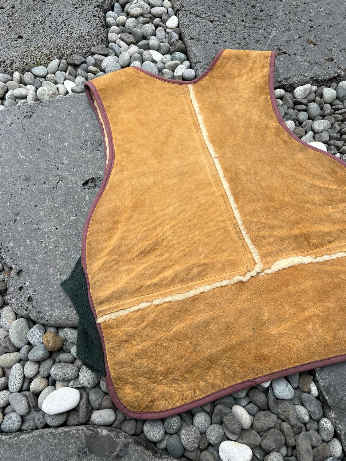 1970s VINTAGE MILITARY SHEARLING 쉐르파베스트 상품이미지10