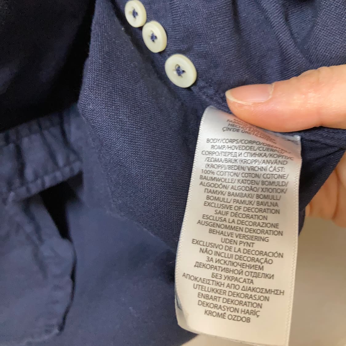 폴로랄프로렌 클래식핏  네이비 셔츠 상품이미지7