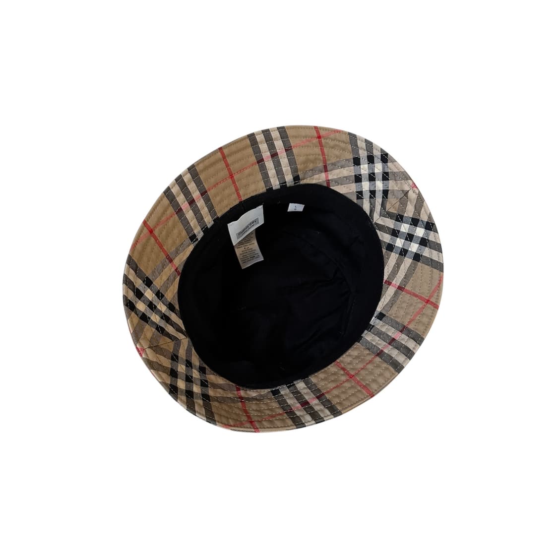[L] 버버리 빈티지 노바체크 코튼 버킷햇 상품이미지3