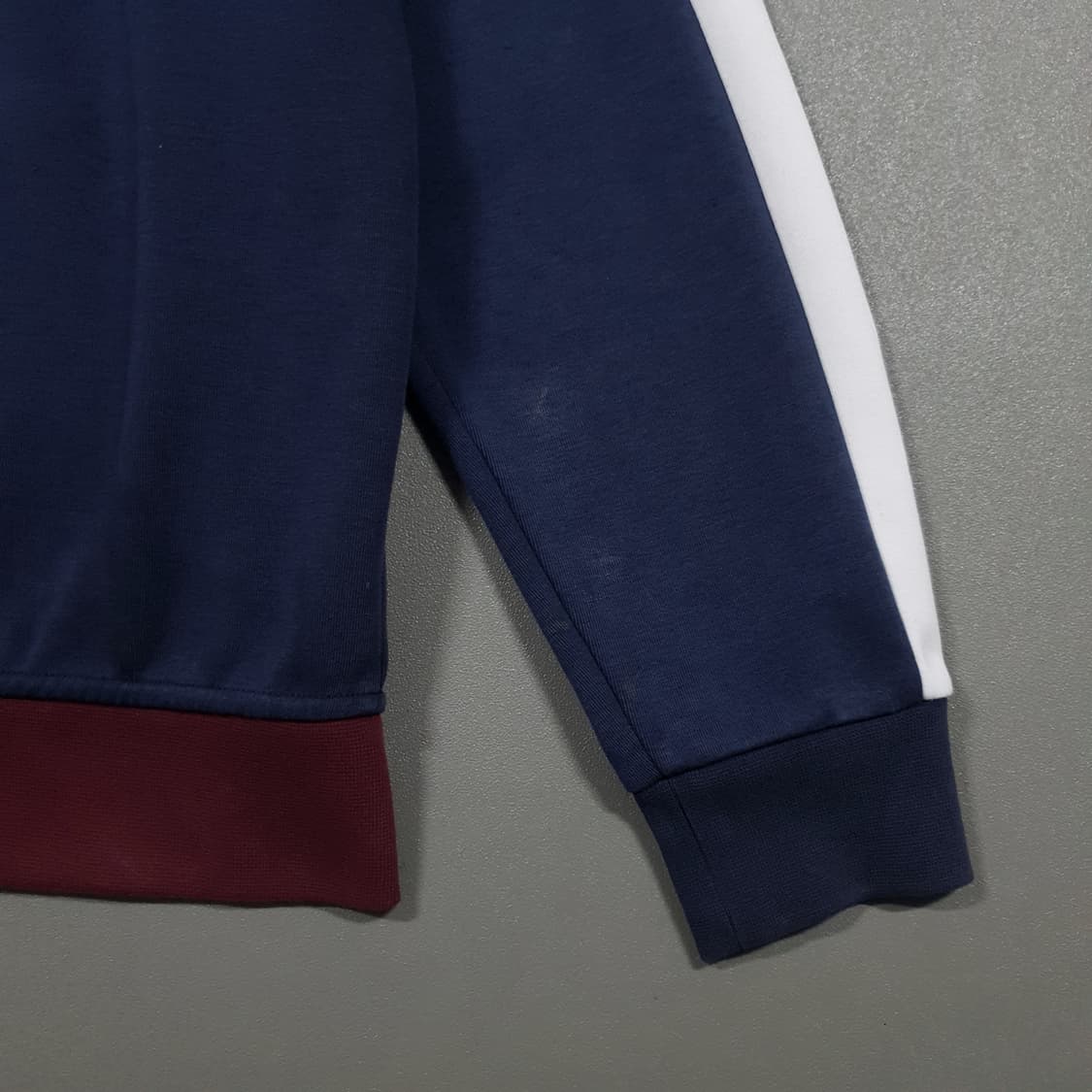 L) 폴로 랄프로렌 신형 포니 레터링 버건디 배색 오버핏 후드집업 자켓 상품이미지8