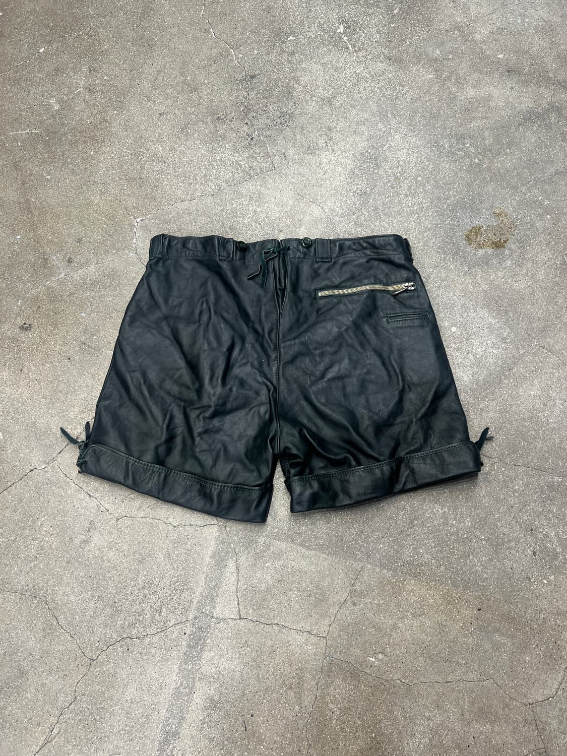 70‘s 독일제 바이크 가죽 팬츠 상품이미지6