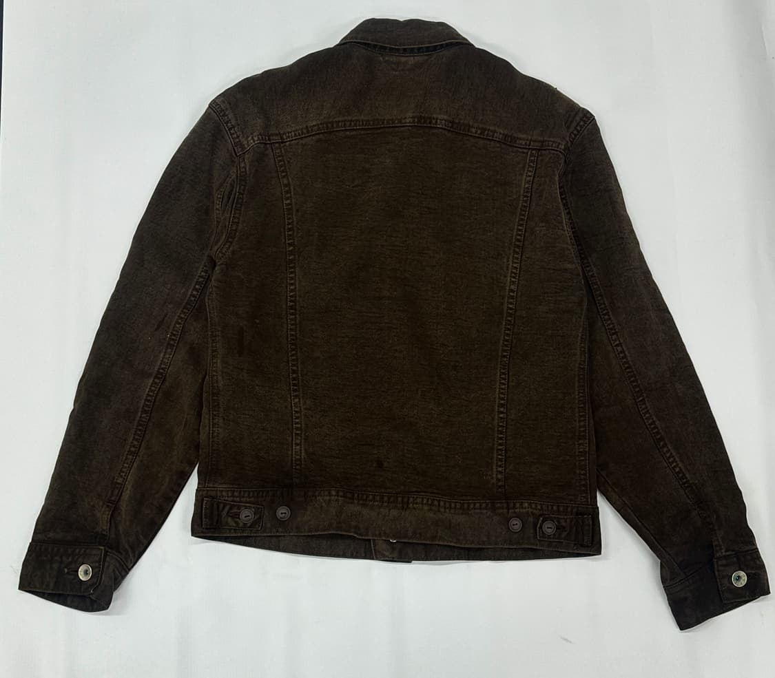 CAMEL 브라운 데님 청자켓 아메카지 그런지 보헤미안 펑크 시크 상품이미지4