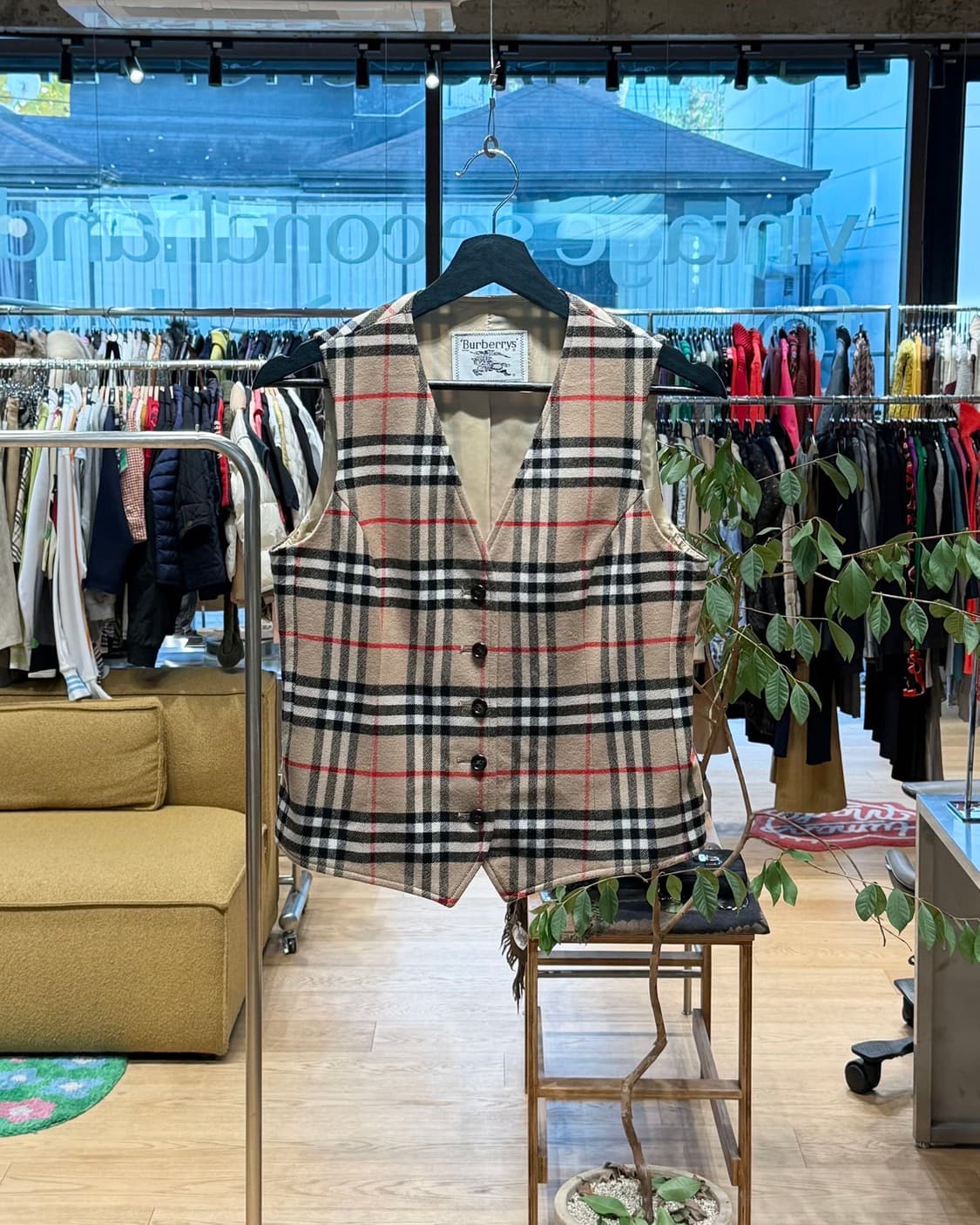 버버리 브라운 노바체크 베스트  상품이미지1