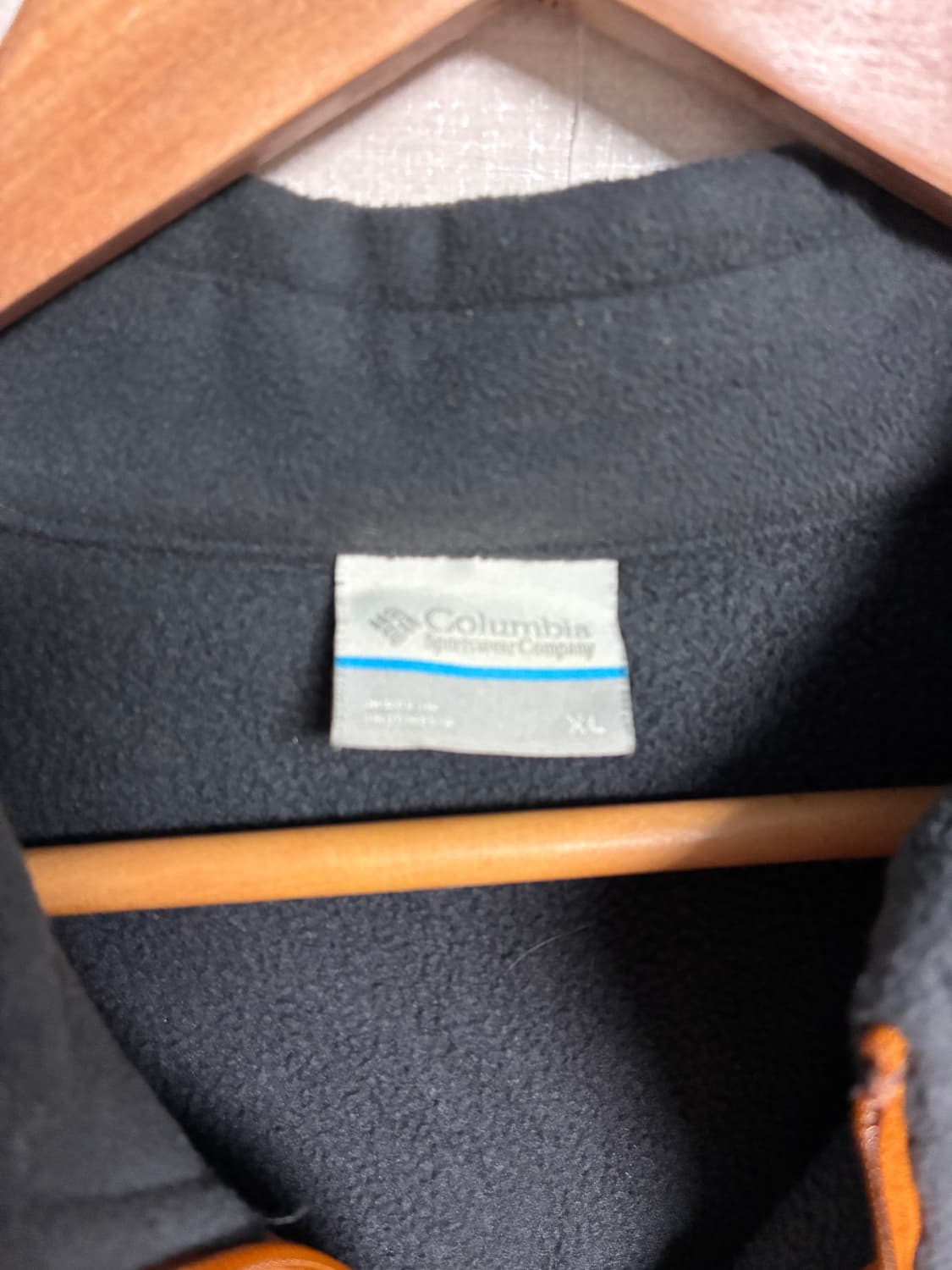 빈티지 콜롬비아 반집업 후리스 그레이 XL 상품이미지3
