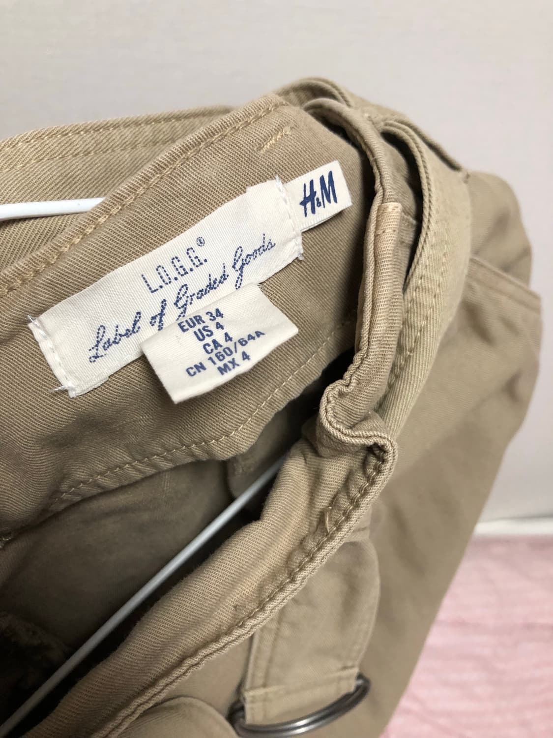 H&M 빈티지 카고 치마 상품이미지3