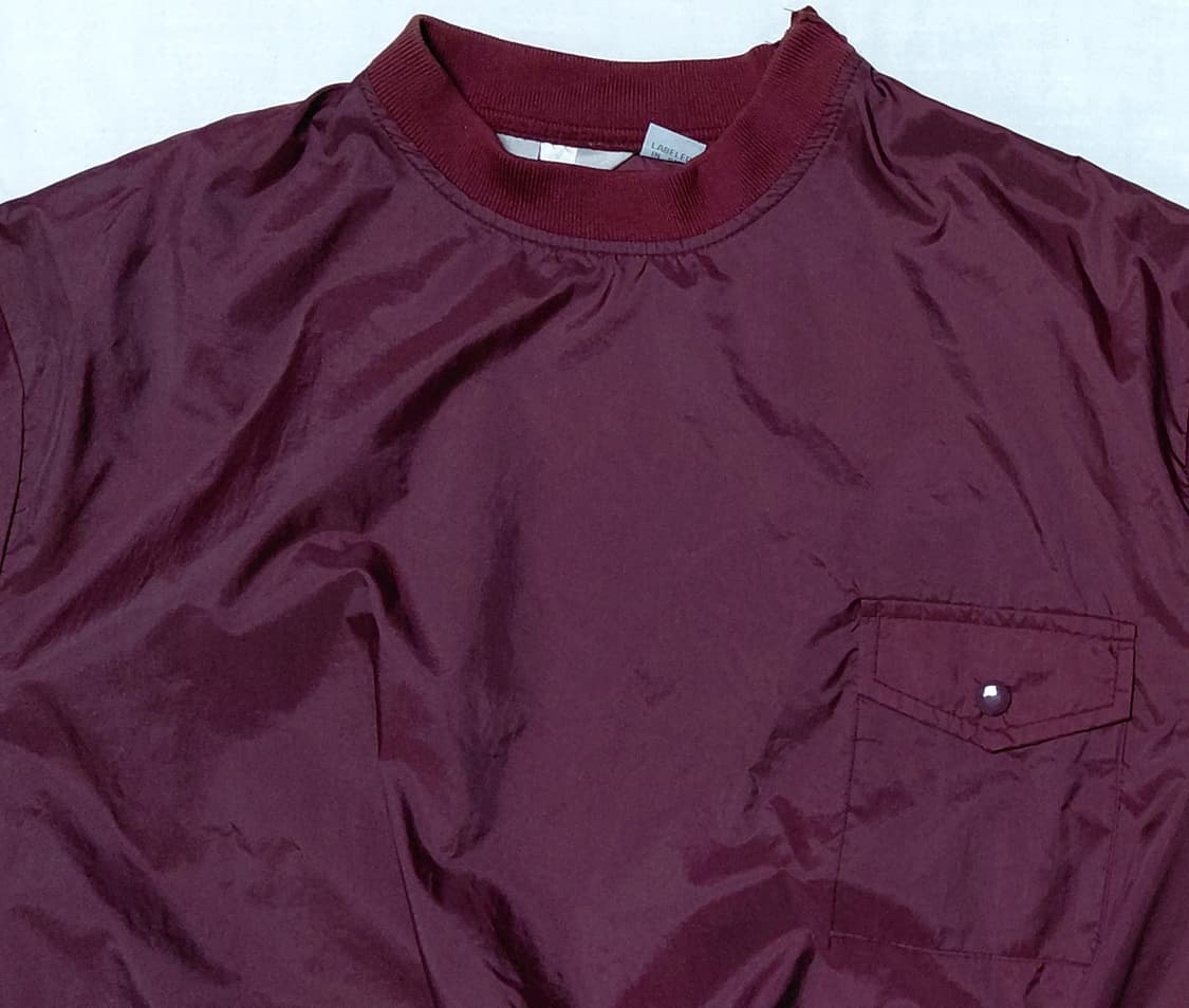 [XL] 빈티지 Field & Stream 나일론 포켓 풀오버 (버건디) 상품이미지2