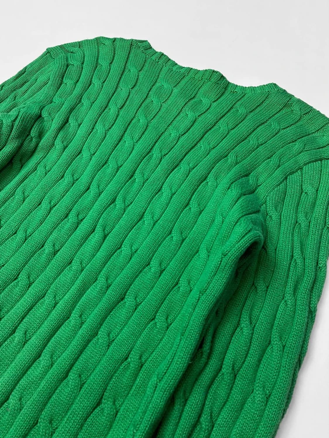 폴로 랄프로렌 꽈배기 코튼 포니 로고 니트 PN5335 상품이미지5