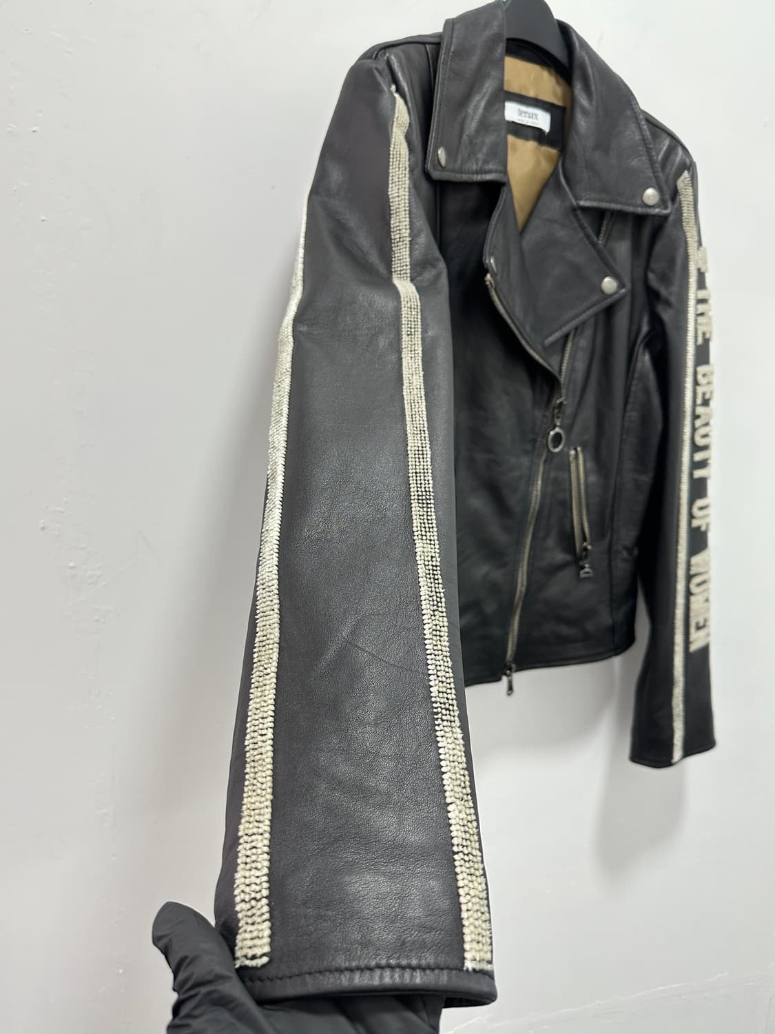 ITALY TENAX vera pelle leather fur arms  상품이미지8