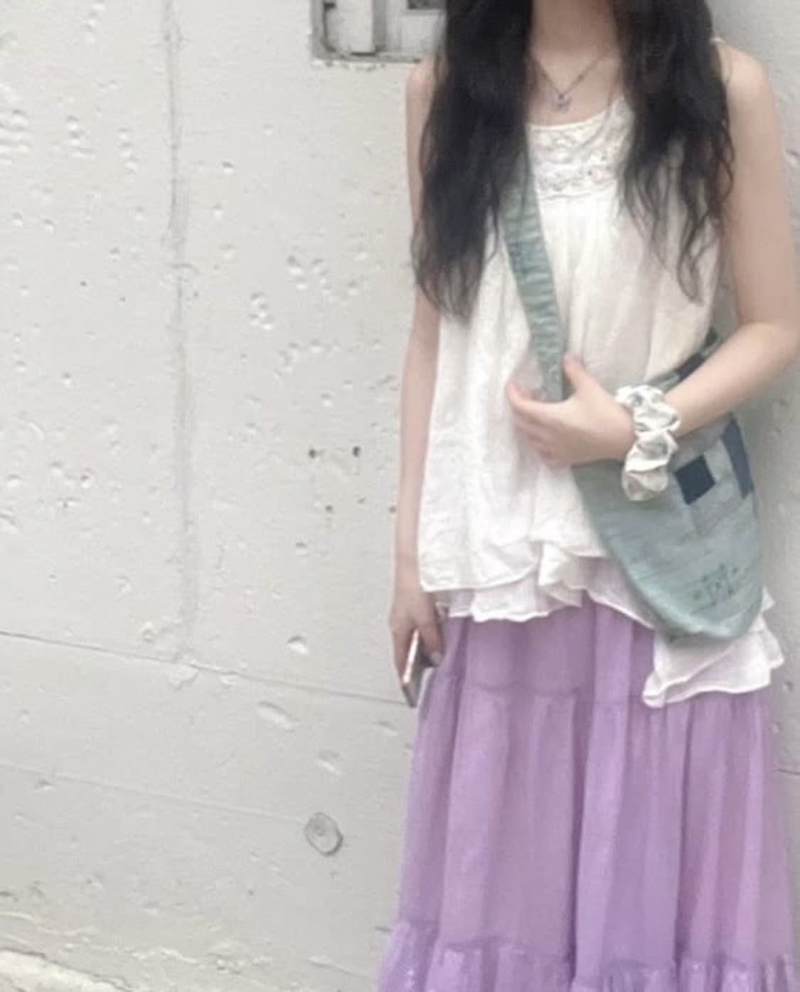 빈티지 모리걸 대장 자수 나시 블라우스 반팔 아오이유우 일본 일녀 일브 상품이미지2