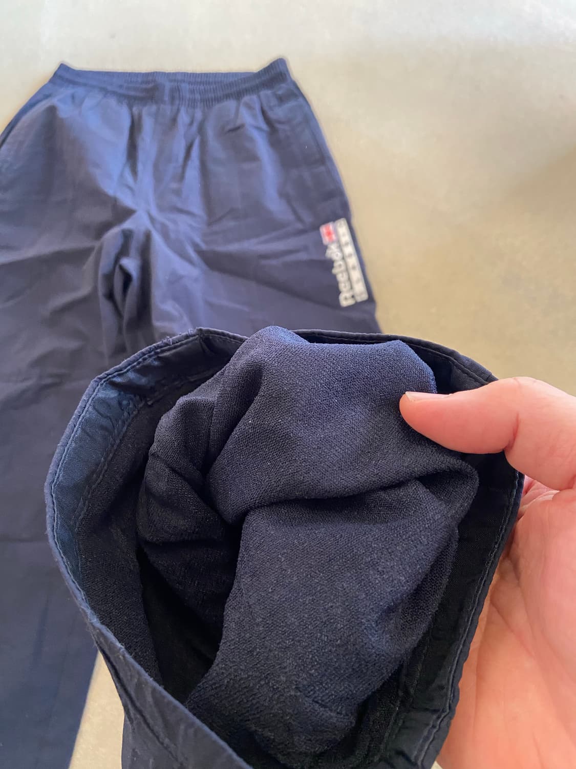 리복 클래식 네이비 트랙 팬츠 상품이미지3