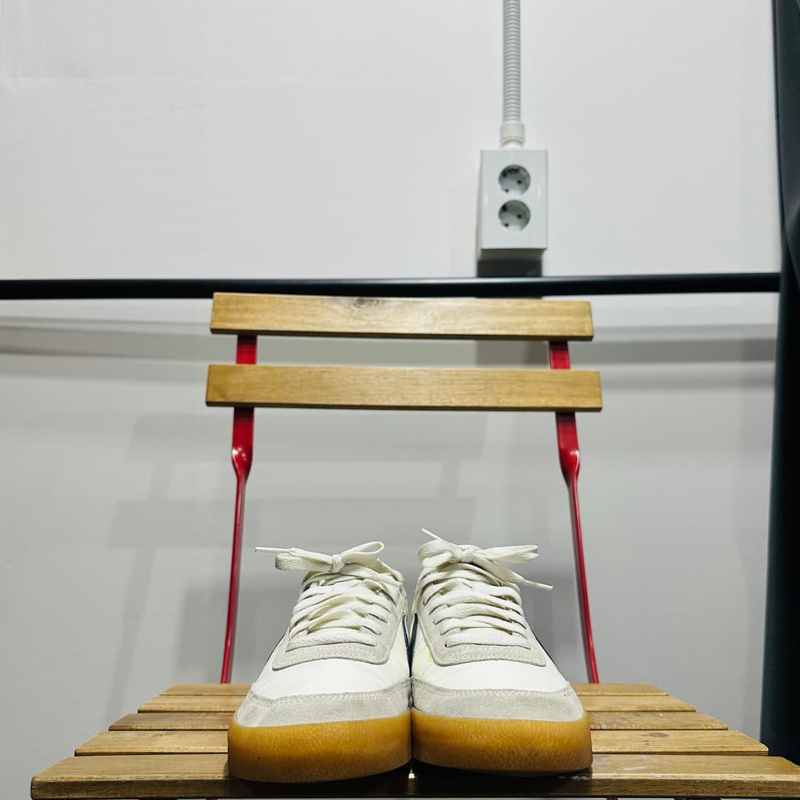 250) 나이키 운동화 남녀공용 신발 킬샷 OG 화이트 네이비 상품이미지2