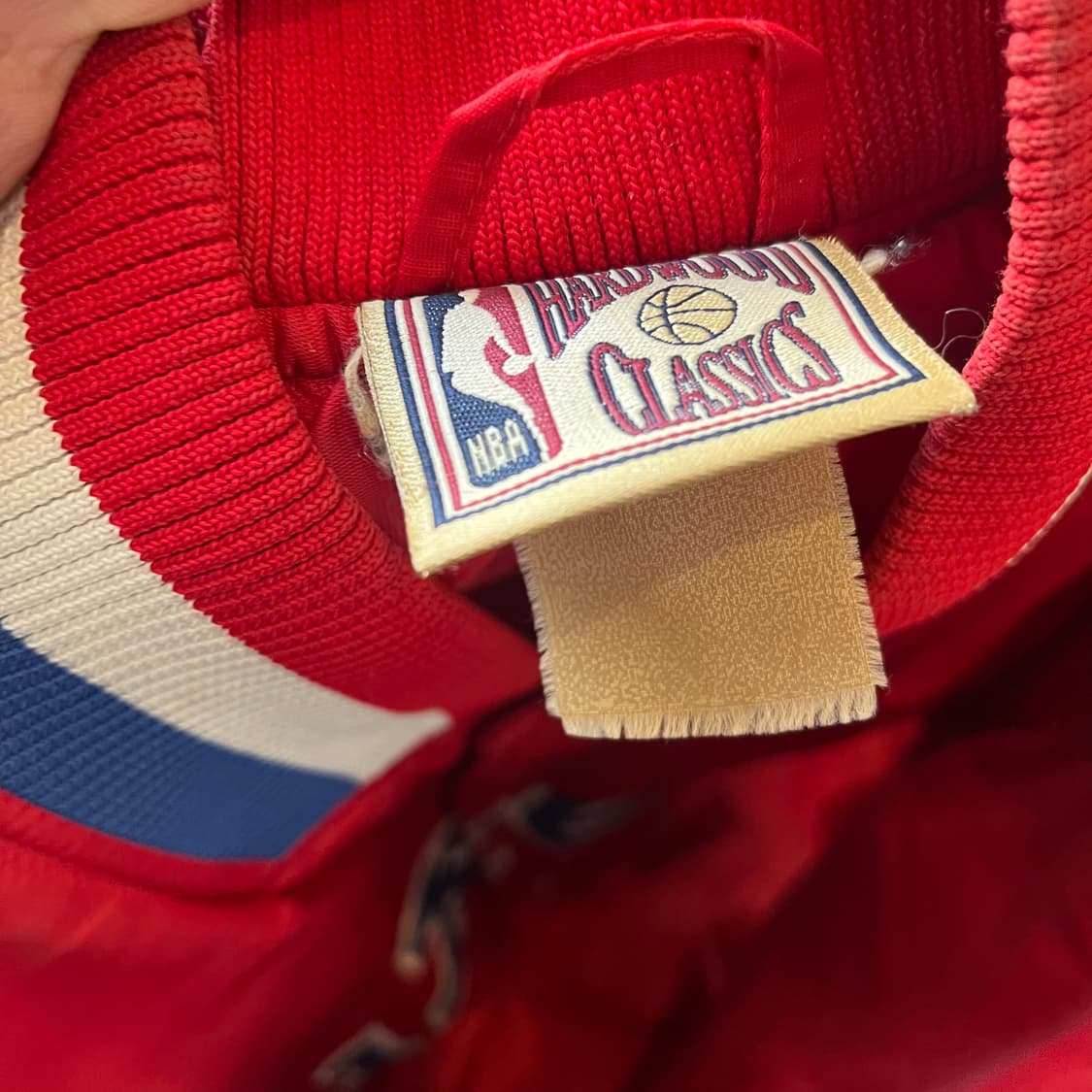 90s NBA Sixers 마제스틱 스타디움 자켓W2525 상품이미지4