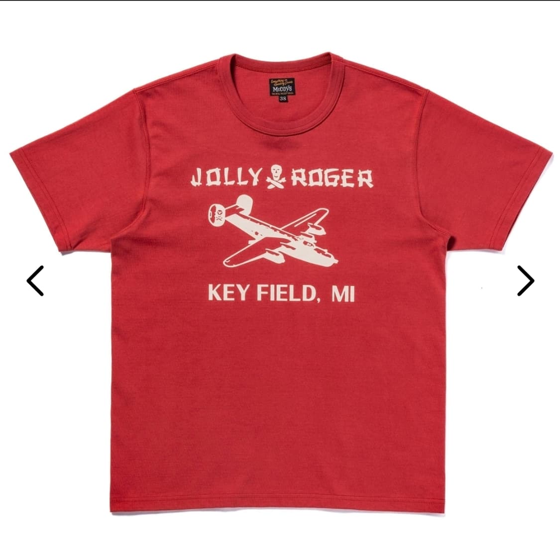 리얼맥코이 THE REAL McCOYS MILITARY TEE JOLLY 상품이미지1