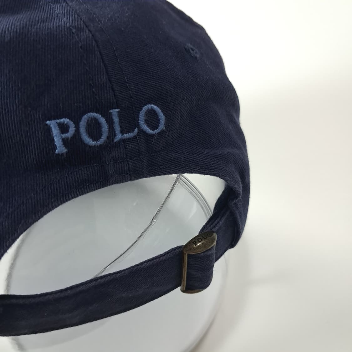 CK349 폴로 00s 다크네이비 스카이블루 자수 볼캡 모자 상품이미지6
