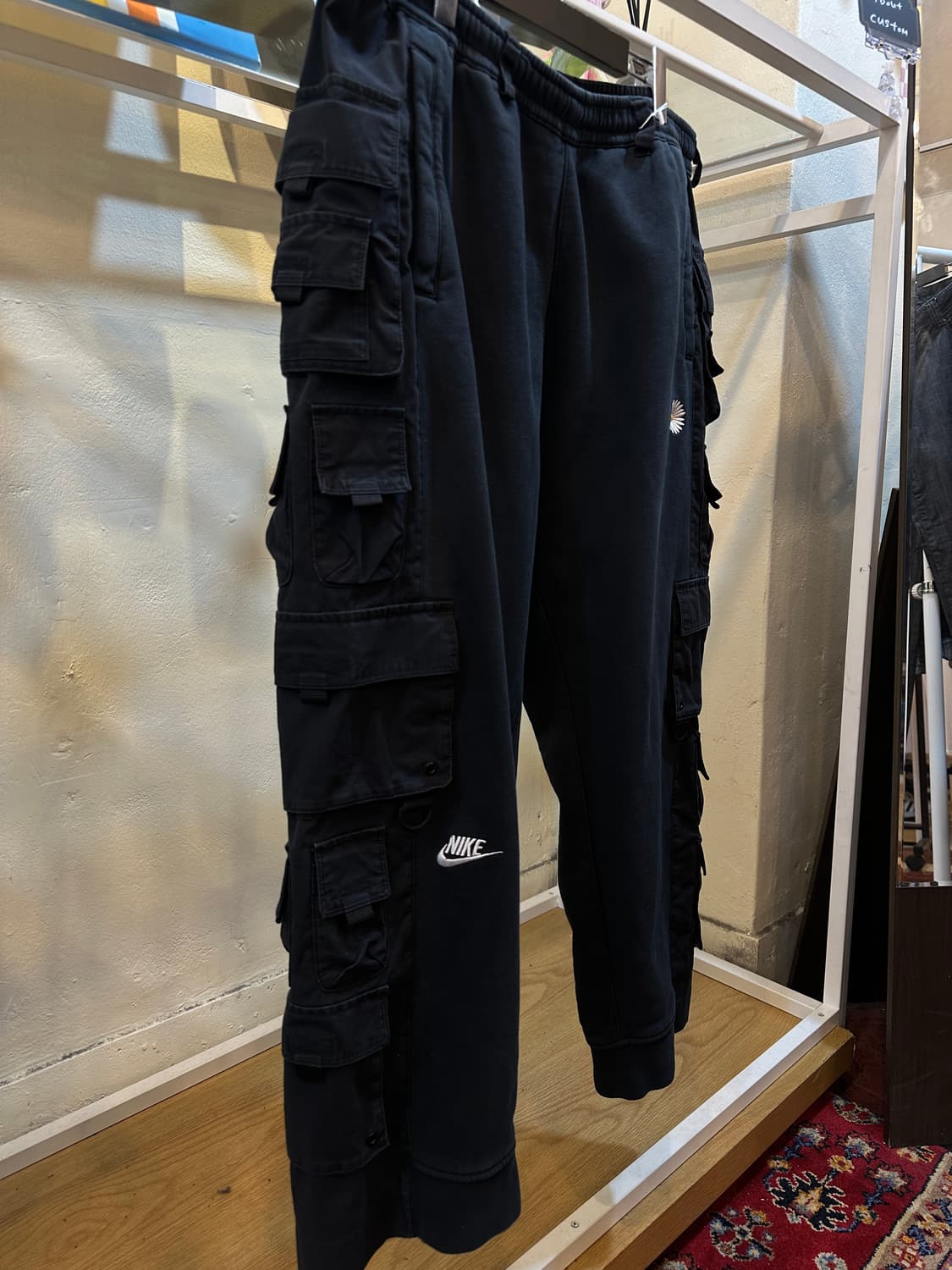 나이키 피스마이너스원 콜라보 와이드 팬츠 블랙 L 상품이미지4