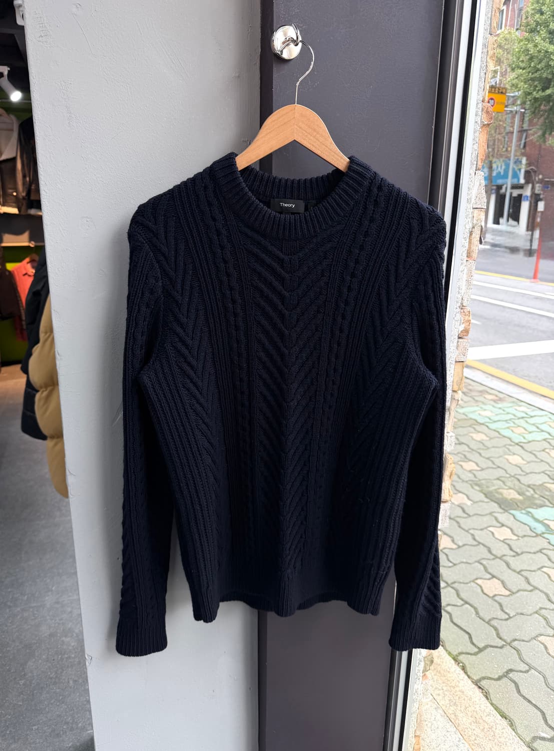 M/ 띠어리 빗살 울 스웨터 니트 상품이미지2