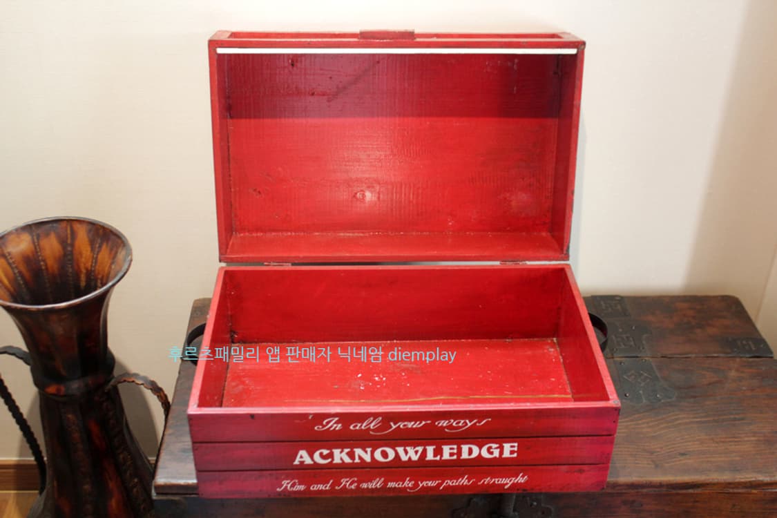 빈티지 우드박스 빈티지소품 인테리어소품 레트로소품 엔틱소품 카페소품 원목 상품이미지5