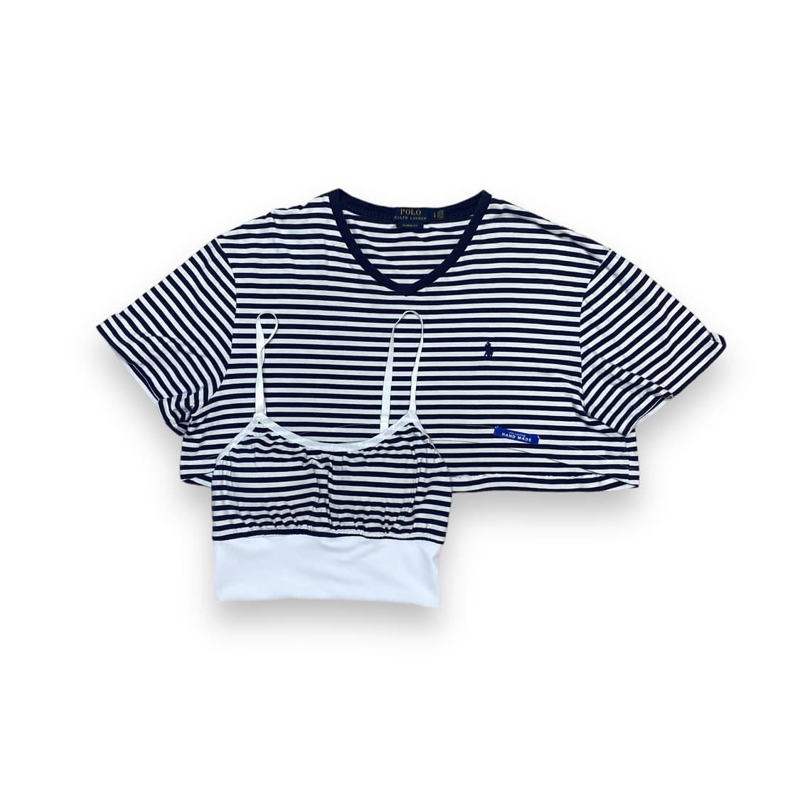 -Adidas Crop & bra top Custom 상품이미지2