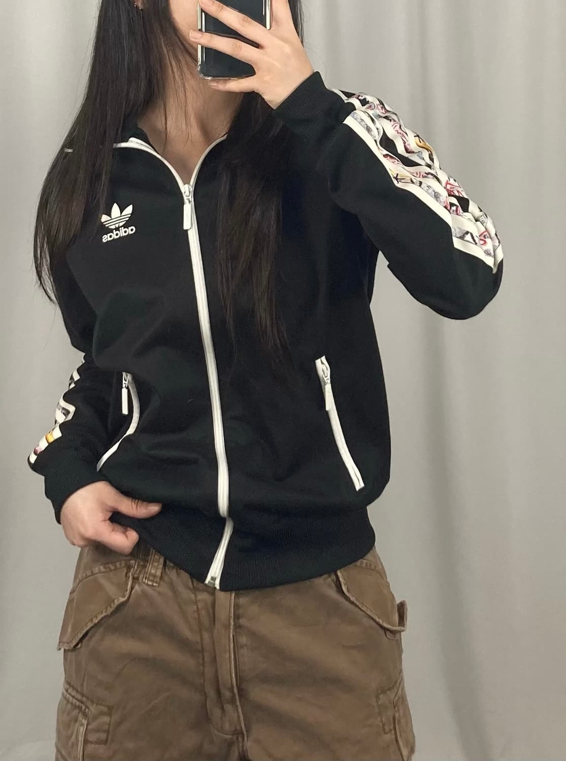 아디다스 탑샵 콜라보 블랙 져지 상품이미지2