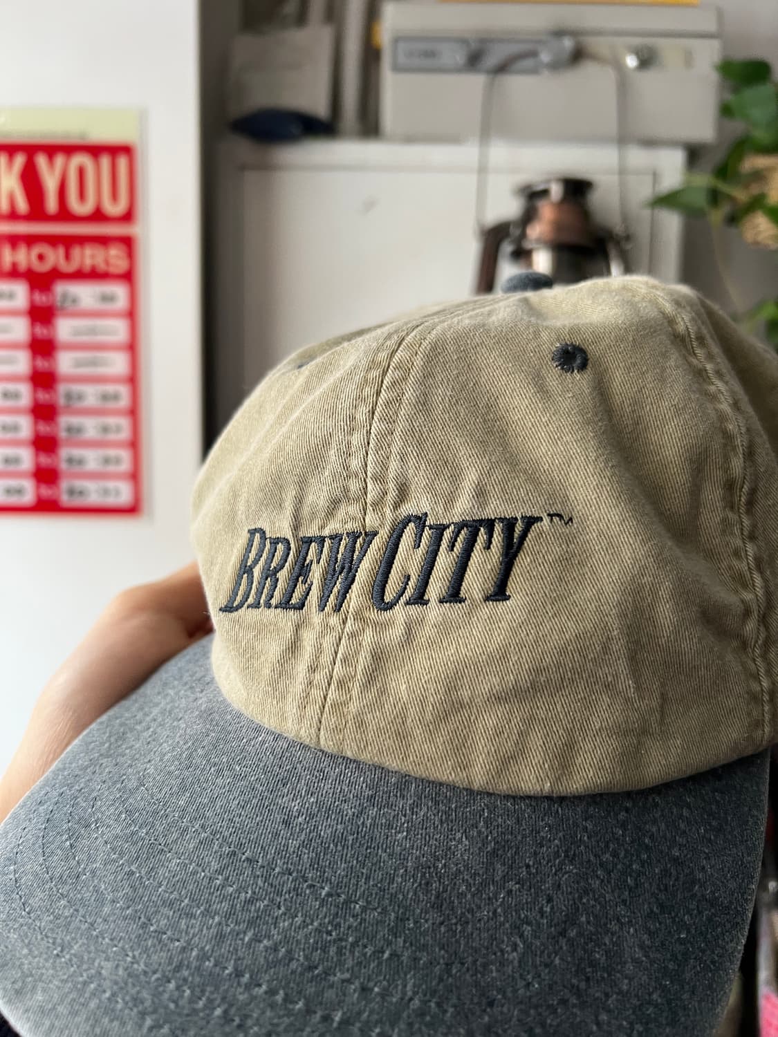 90‘s USA 빈티지 BREW CITY 투톤 볼캡 상품이미지2