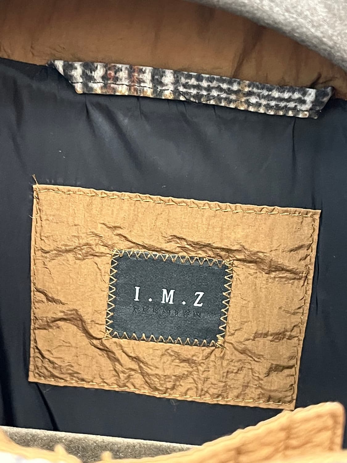 105) 인터메조 글렌체크 패딩조끼  상품이미지3