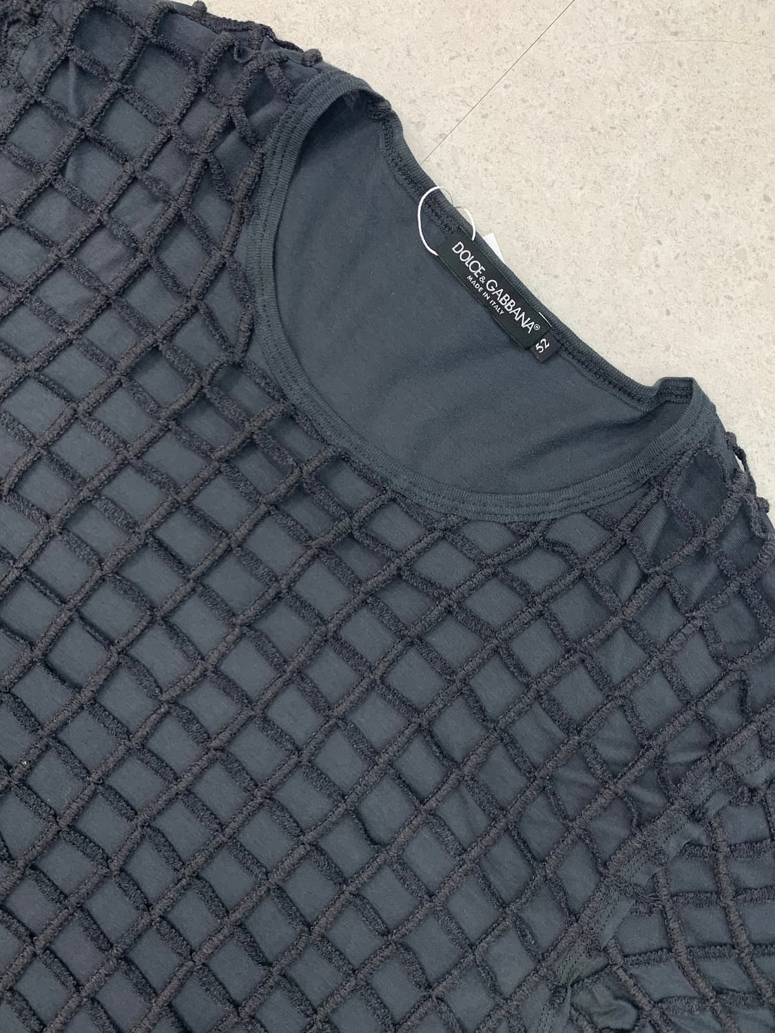 D&G 12ss 돌체엔가바나 더블 레이어드 메쉬 티셔츠 상품이미지2