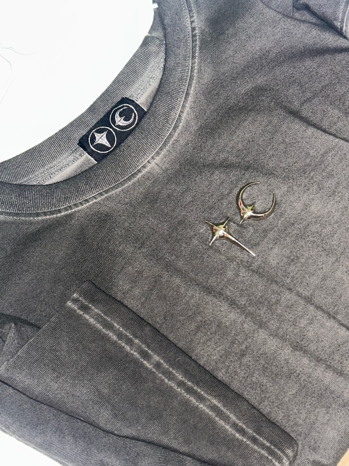 Thug Club Back T-Shirt Slim Gray 상품이미지1