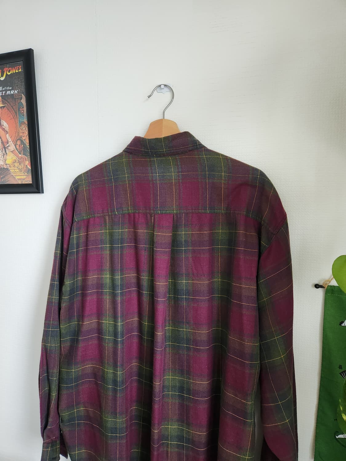 80s 아놀드 파머 버튼다운 체크 셔츠 상품이미지5