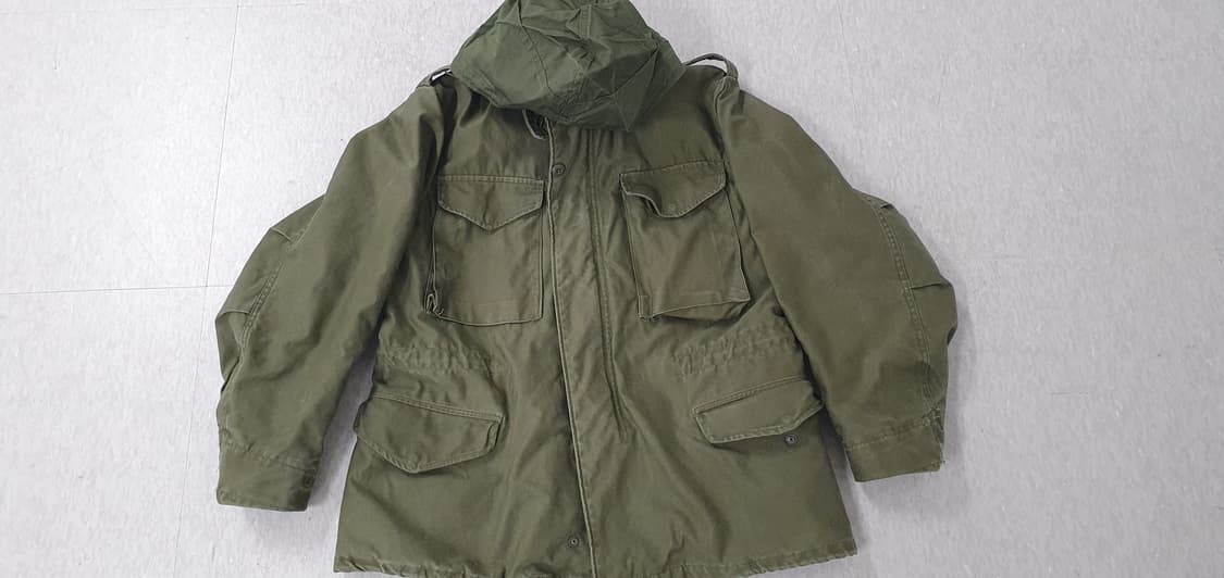 미군 오리지널 m65 필드자켓 미디움숏 '82년도 민트급 상품이미지4