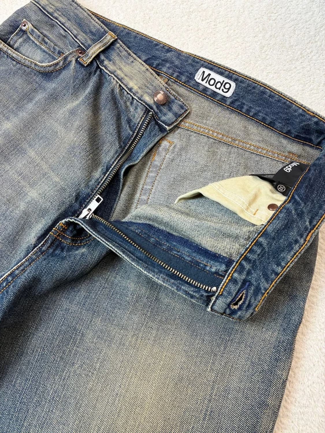 모드나인 Mod9 페이딩 스트레이트 데님 팬츠 PN6191 상품이미지3