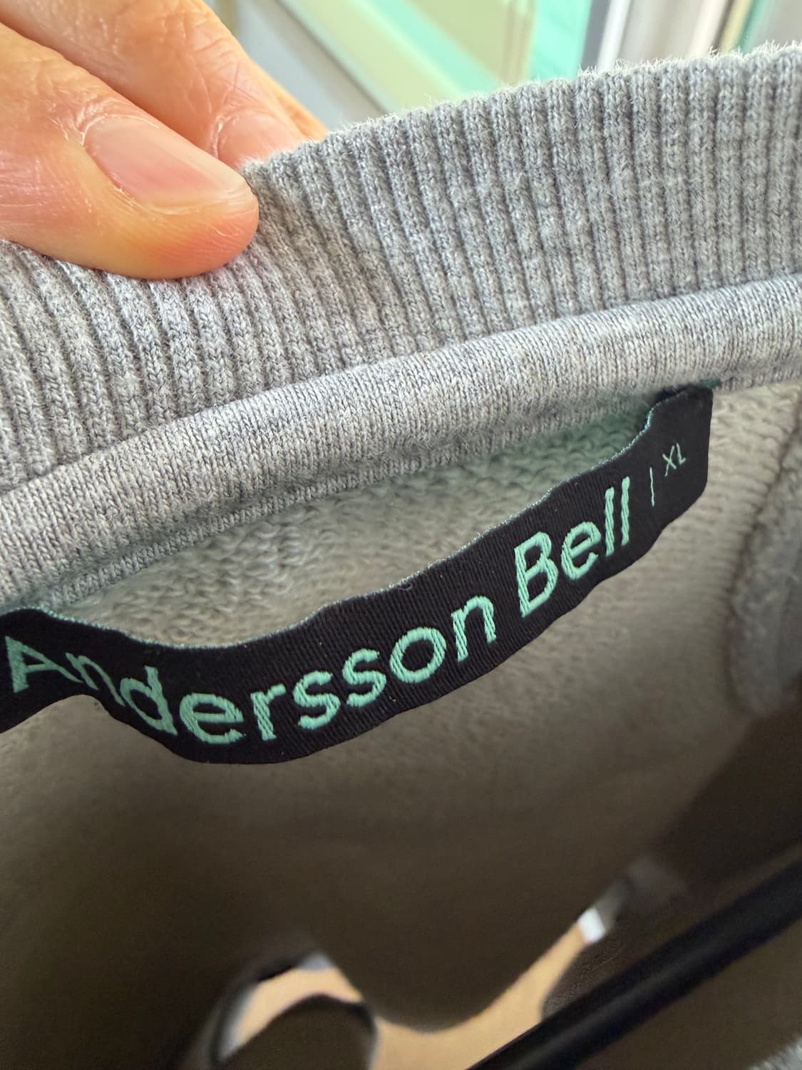 앤더슨벨 커브드 셔츠 그레이 XL 상품이미지3